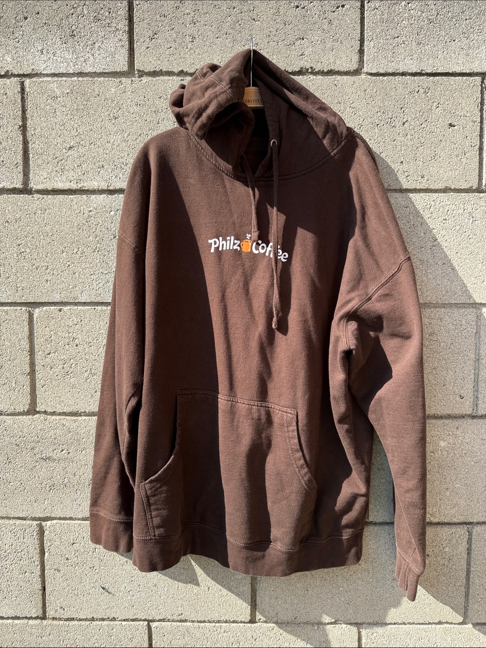 Brown Hoodie - Men's Pullover Sweatshirt